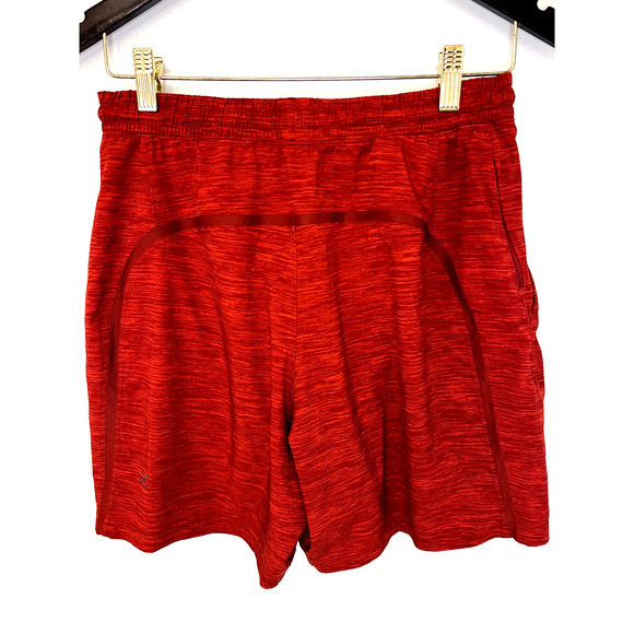 Lululemon Pace Breaker Short *Linerless 7" Updated. Size M EUC. Red - Picture 2 of 4